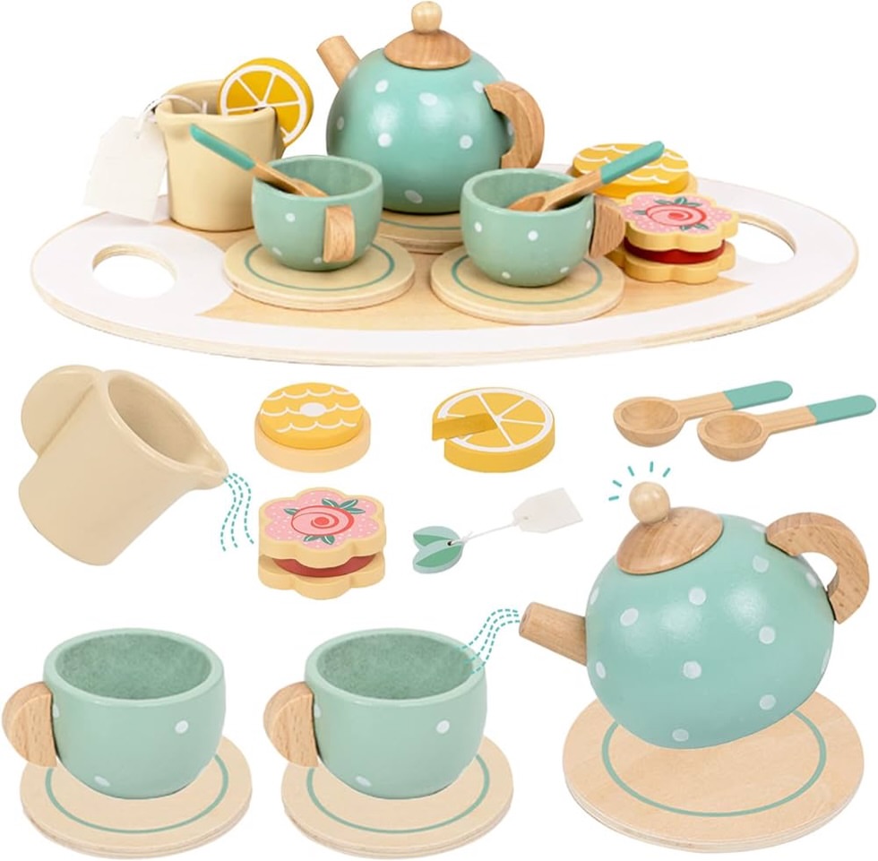 ست چایخوری تمام چوبی وارداتی
